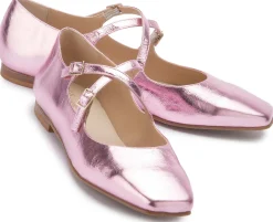 Ballerinas|Horsch Schuhe Ballerina in Übergrößen Rosa