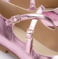 Ballerinas|Horsch Schuhe Ballerina in Übergrößen Rosa