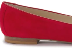 Ballerinas|Horsch Schuhe Ballerina in Übergrößen Rot