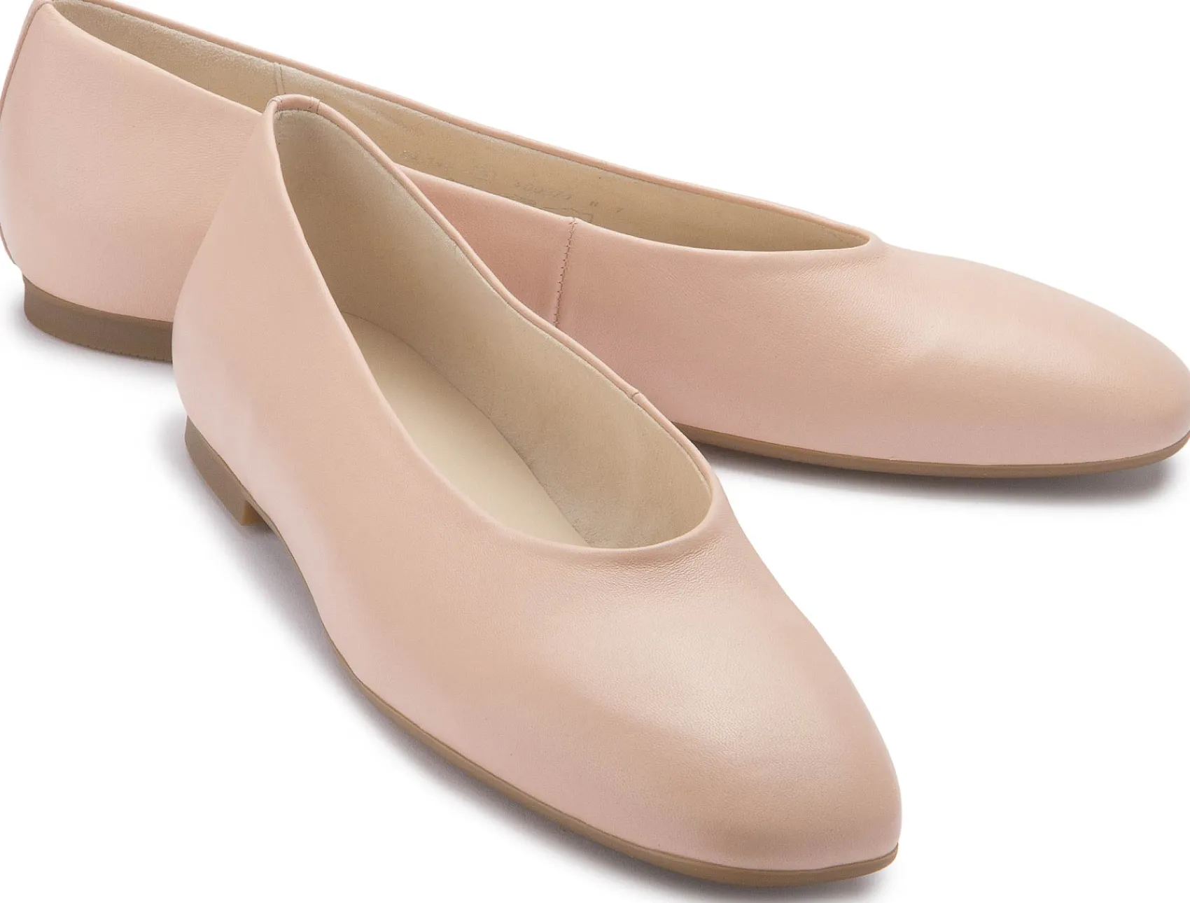 Ballerinas|Gabor Ballerina in Übergrößen Beige
