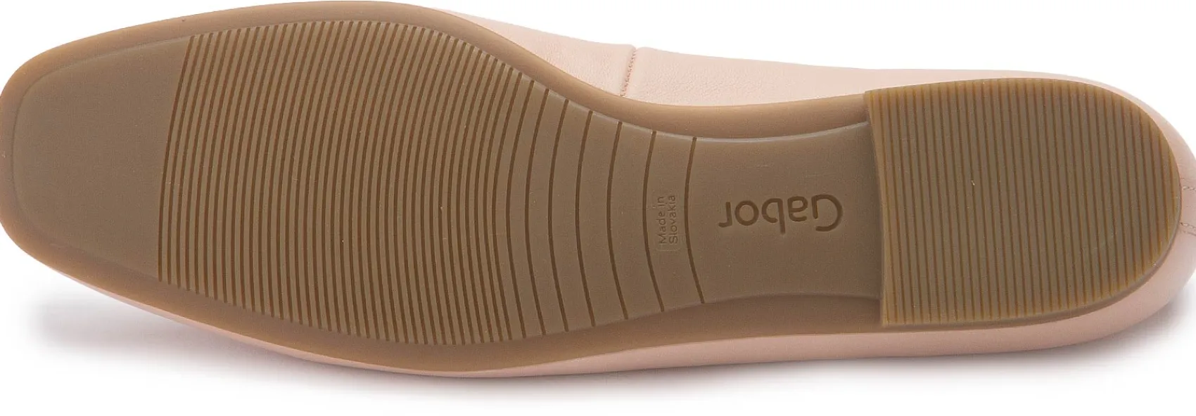 Ballerinas|Gabor Ballerina in Übergrößen Beige