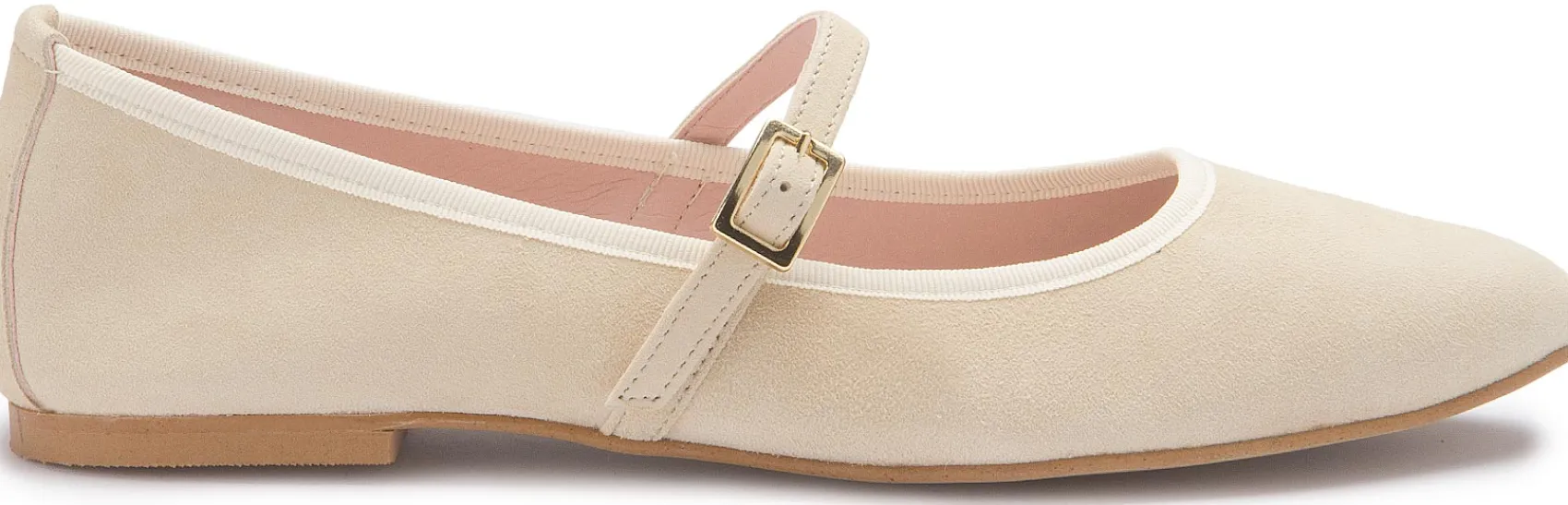Ballerinas|Horsch Schuhe Ballerina in Übergrößen Beige