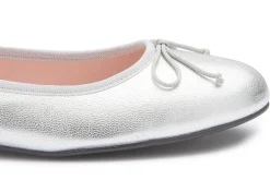 Ballerinas|Horsch Schuhe Ballerina in Übergrößen Silber