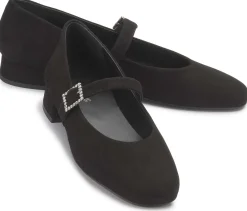 Ballerinas|Horsch Schuhe Ballerina in Übergrößen Schwarz