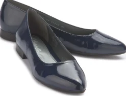 Ballerinas|Horsch Schuhe Ballerina in Übergrößen Blau