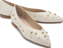 Ballerinas|Horsch Schuhe Ballerina in Übergrößen Weiß