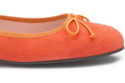 Ballerinas|Horsch Schuhe Ballerina in Übergrößen Orange