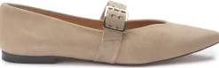 Ballerinas|Horsch Schuhe Ballerina in Übergrößen Beige