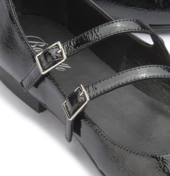 Ballerinas|Horsch Schuhe Ballerina in Übergrößen Schwarz
