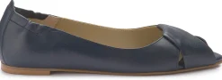 Ballerinas|Horsch Schuhe Ballerina in Übergrößen Blau