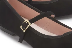 Ballerinas|Horsch Schuhe Ballerina in Übergrößen Schwarz