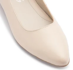 Ballerinas|Horsch Schuhe Ballerina in Übergrößen Beige