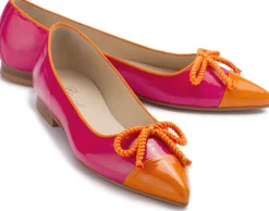 Ballerinas|Horsch Schuhe Ballerina in Übergrößen Pink
