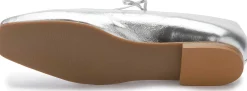 Ballerinas|Horsch Schuhe Ballerina in Übergrößen Silber
