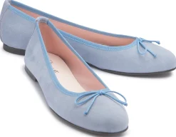 Ballerinas|Horsch Schuhe Ballerina in Übergrößen Blau
