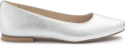 Ballerinas|Horsch Schuhe Ballerina in Übergrößen Silber
