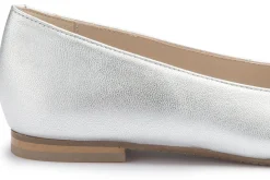 Ballerinas|Horsch Schuhe Ballerina in Übergrößen Silber