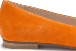 Ballerinas|Horsch Schuhe Ballerina in Übergrößen Orange