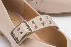 Ballerinas|Horsch Schuhe Ballerina in Übergrößen Beige