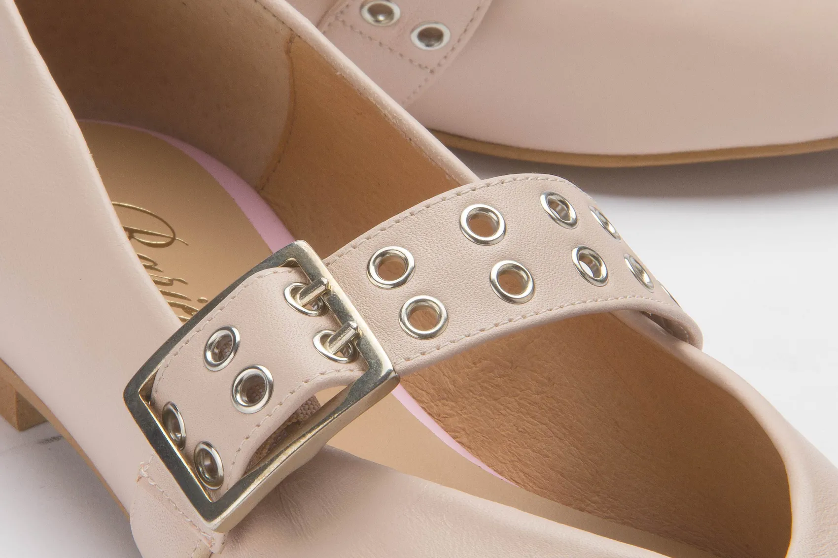 Ballerinas|Horsch Schuhe Ballerina in Übergrößen Beige