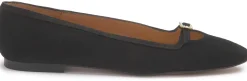 Ballerinas|Horsch Schuhe Ballerina in Übergrößen Schwarz