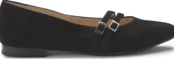 Ballerinas|Horsch Schuhe Ballerina in Übergrößen Schwarz