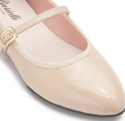 Ballerinas|Horsch Schuhe Ballerina in Übergrößen Beige