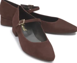 Ballerinas|Horsch Schuhe Ballerina in Übergrößen Braun