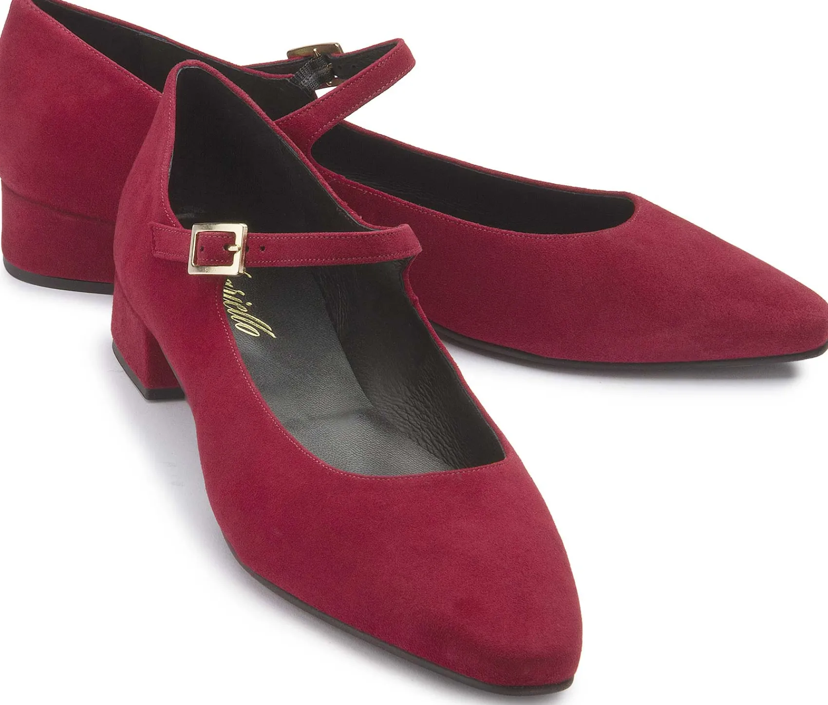 Ballerinas|Horsch Schuhe Ballerina in Übergrößen Rot