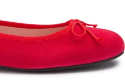 Ballerinas|Horsch Schuhe Ballerina in Übergrößen Rot
