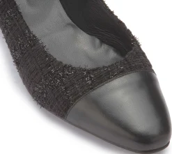 Ballerinas|Horsch Schuhe Ballerina in Übergrößen Schwarz