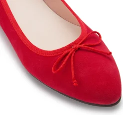 Ballerinas|Horsch Schuhe Ballerina in Übergrößen Rot