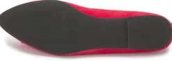 Ballerinas|Horsch Schuhe Ballerina in Übergrößen Rot