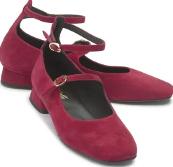 Ballerinas|Horsch Schuhe Ballerina in Übergrößen Rot