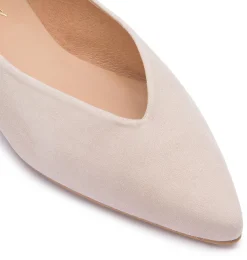 Ballerinas|Horsch Schuhe Ballerina in Übergrößen Beige