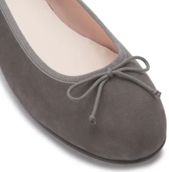Ballerinas|Horsch Schuhe Ballerina in Übergrößen Grau