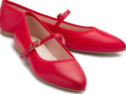 Ballerinas|Horsch Schuhe Ballerina in Übergrößen Rot