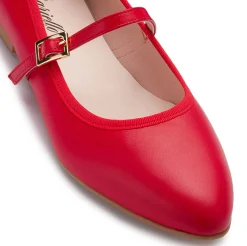 Ballerinas|Horsch Schuhe Ballerina in Übergrößen Rot