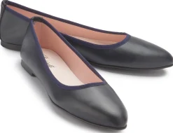 Ballerinas|Horsch Schuhe Ballerina in Übergrößen Blau