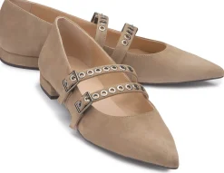 Ballerinas|Horsch Schuhe Ballerina in Untergrößen Beige