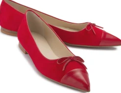 Ballerinas|Horsch Schuhe Ballerina in Untergrößen Rot