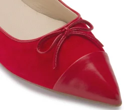 Ballerinas|Horsch Schuhe Ballerina in Untergrößen Rot