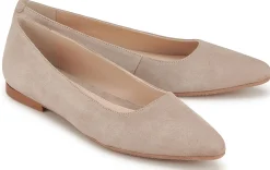 Ballerinas|Horsch Schuhe Ballerina in Untergrößen Beige