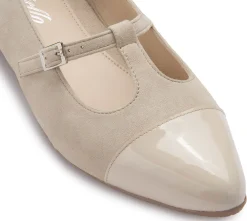 Ballerinas|Horsch Schuhe Ballerina in Untergrößen Beige