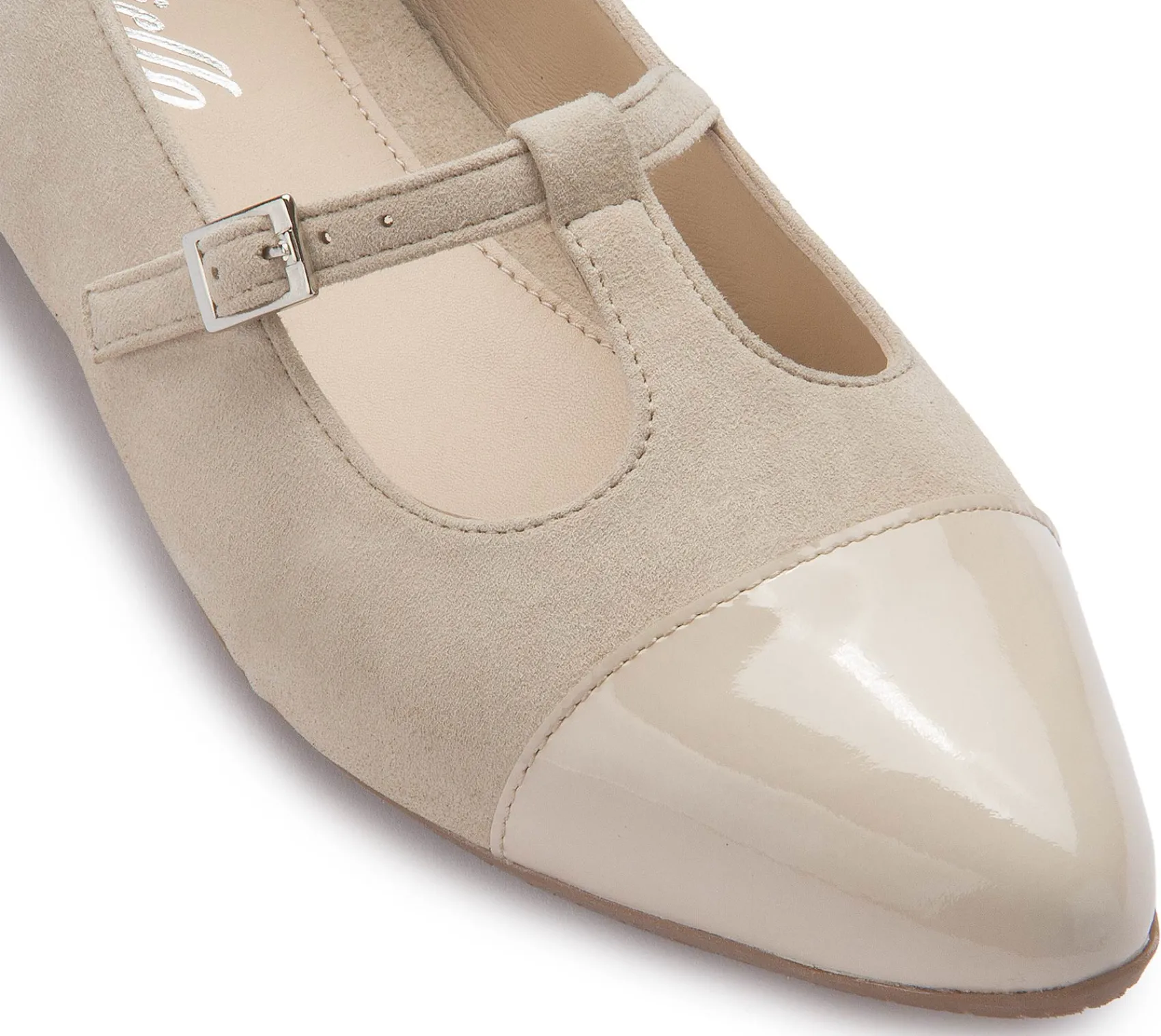 Ballerinas|Horsch Schuhe Ballerina in Untergrößen Beige