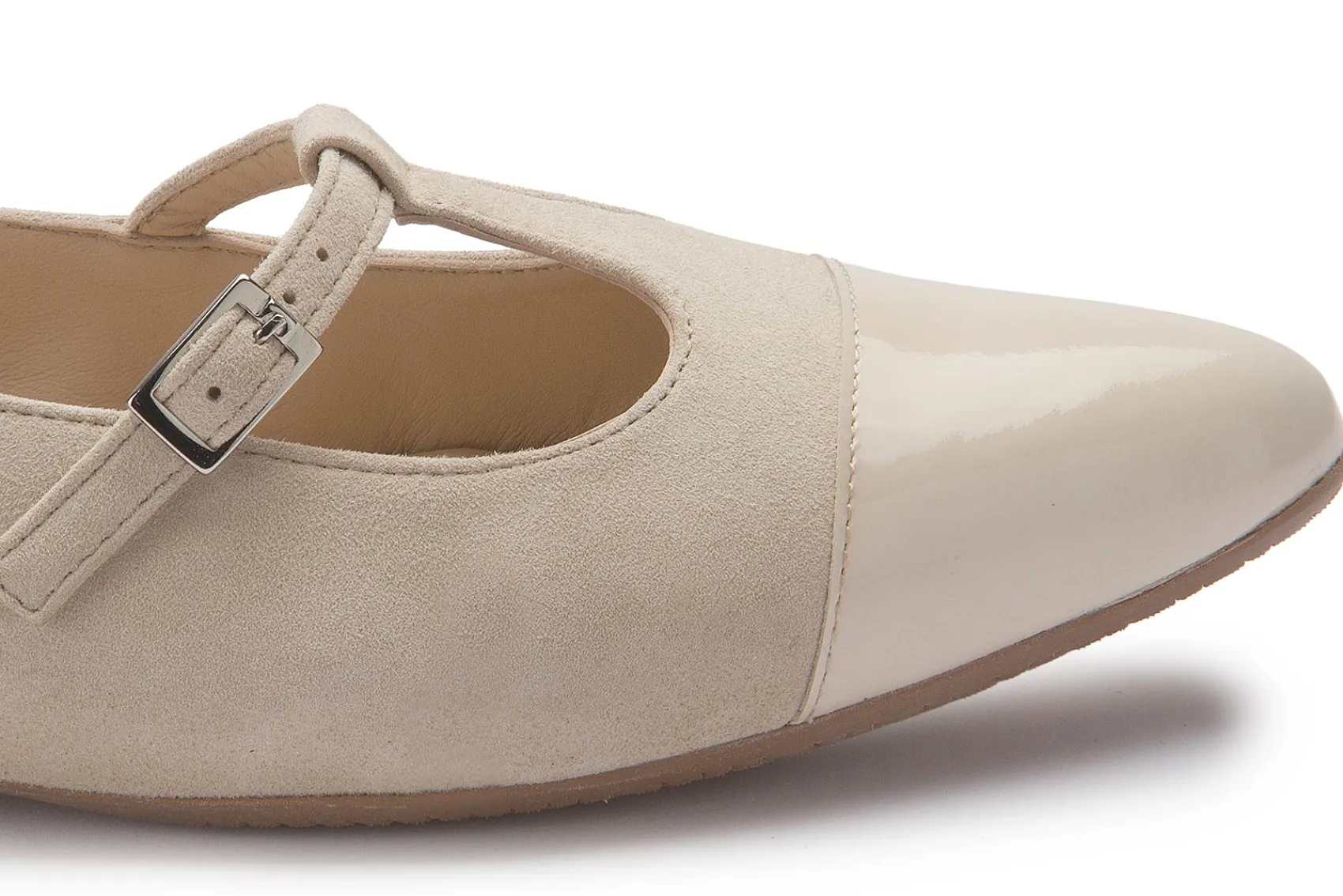 Ballerinas|Horsch Schuhe Ballerina in Untergrößen Beige