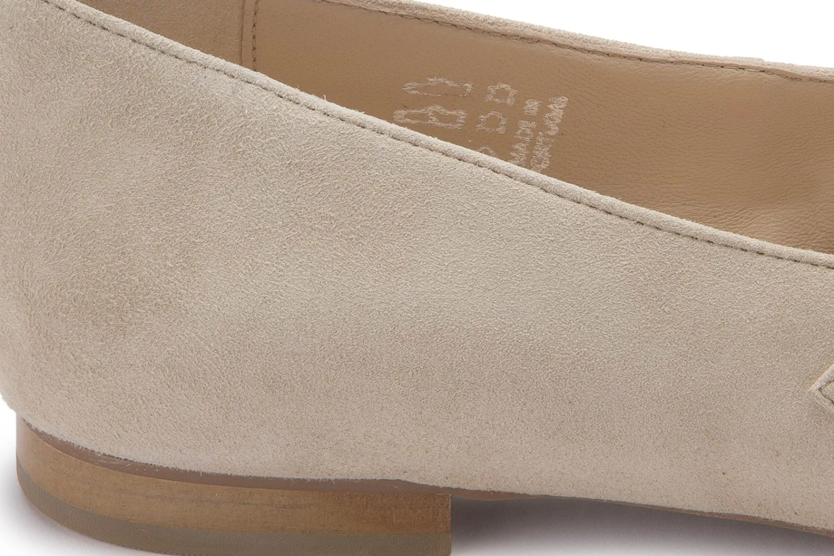 Ballerinas|Horsch Schuhe Ballerina in Untergrößen Beige