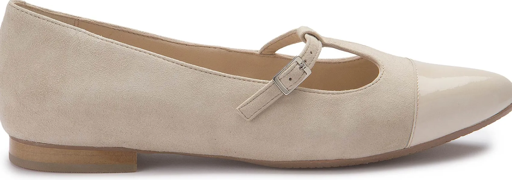 Ballerinas|Horsch Schuhe Ballerina in Untergrößen Beige