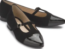 Ballerinas|Horsch Schuhe Ballerina in Untergrößen Schwarz