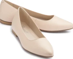 Ballerinas|Horsch Schuhe Ballerina in Untergrößen Beige